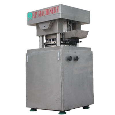 Rotary tablet press for shisha charcoal